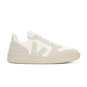 Veja V-10 Sneakers in White, Natural, & Pierre